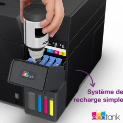 Solution d’impression A4 Wi-Fi EcoTank ET-4955 équipée de réservoirs d’encre, avec jusqu’à 3 ans d’encre inclus