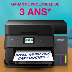 Solution d’impression A4 Wi-Fi EcoTank ET-4950 équipée de réservoirs d’encre, avec jusqu’à 3 ans d’encre inclus