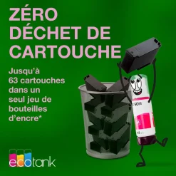 Solution d’impression multifonction A4 Wi-Fi et AirPrint EcoTank ET-2922 équipée de réservoirs d’encre, écran LCD et jusqu’à 3 ans d’encre inclus