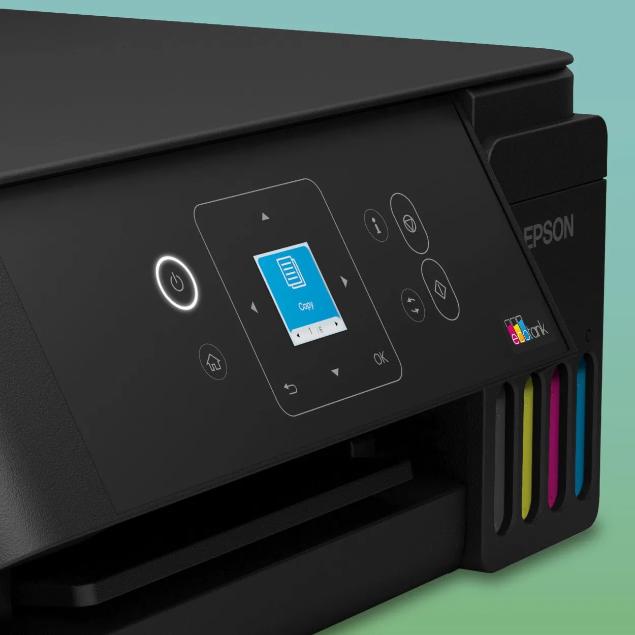 Solution d’impression multifonction A4 Wi-Fi et AirPrint EcoTank ET-2922 équipée de réservoirs d’encre, écran LCD et jusqu’à 3 ans d’encre inclus
