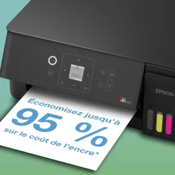 Solution d’impression multifonction A4 Wi-Fi et AirPrint EcoTank ET-2922 équipée de réservoirs d’encre, écran LCD et jusqu’à 3 ans d’encre inclus