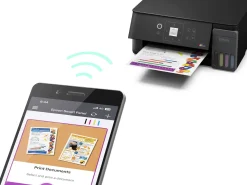 Solution d’impression multifonction A4 Wi-Fi et AirPrint EcoTank ET-2927 équipée de réservoirs d’encre, écran LCD et jusqu’à 3 ans d’encre inclus